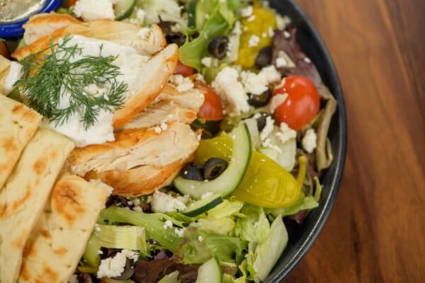 Signature Chicken Souvlaki Salad